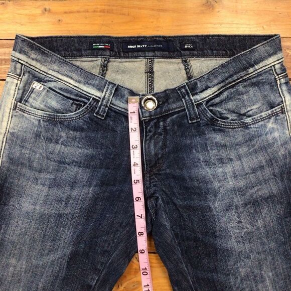 MISS sixty jeans rare Myla low rise tied legs size 29 low rise - Picture 8 of 12
